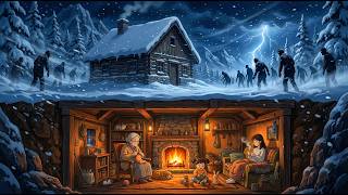 Cozy Winter Day Surviving in a Hidden Bunker During a Zombie Apocalypse 🧟‍♂️ | Ghibli Style ASMR
