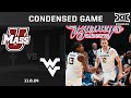 UMass vs. West Virginia Condensed Game | 2024-25 Big 12 Men's Basketball