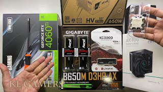 AMD Ryzen 5 7500F GIGABYTE B650M D3HP AX DeepCool AK400 ZOTAC RTX4060Ti Gaming PC Build