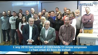 Lliurament de claus a les noves empreses del CEEILleida. Desembre 2018