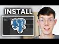 How To Download & Install PostgreSQL & PgAdmin 4 In Windows 11/10 - Step By Step