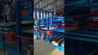 PU Sandwich Panel Continuous Production Line / Double Panel Color Steel Tile Manufacturing Machine