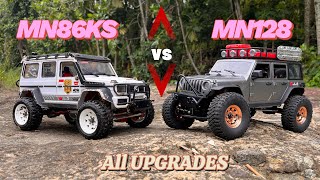 MN86 vs MN128  Upgrade‼️ Rock Crawler Test ‼️ Full Comparison ‼️