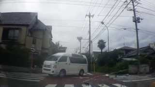 雨の朝、北小岩４丁目~3丁目（車載動画）江戸川区Tokyo,Japan.