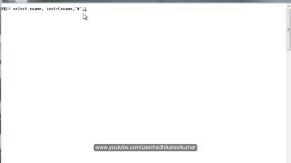 SQL : INSTR function