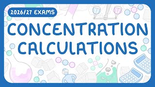 GCSE Chemistry - Concentration Calculations (grams per dm³) (2026/27 exams)