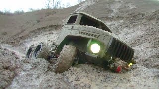 RC URAL 4320 IN MUD! INCREDIBLE RC OUTDOOR ACTION! COOL HANDMADE VEHICLES