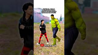 HULK KAGET!! Prank Klakson Bus Telolet #shorts #basuri