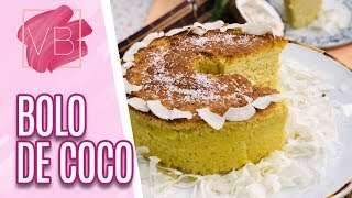 Bolo de coco funcional - Você Bonita (13/08/19)