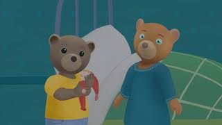 Petit Ours Brun 3D -  Pas peur du noir