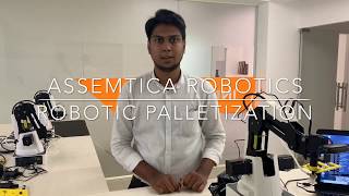Robotic Palletization of objects using OpenCV, python & custom Dobot APIs