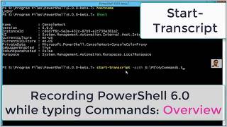 PowerShell 6 0 A Quick Overview Record Transcript