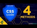 Hide CSS & Protect JavaScript Code