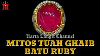 Ciri \u0026 Khasiat Batu Ruby Asli