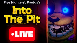 🔴FNAF Into The Pit em LIVE! Gameplay do NOVO JOGO de Five Nights at Freddys até o Final