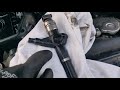 Nissan Navara D40 2.5D engine injector remove