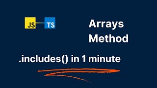 Array method includes | Javascript, TypeScript tutorial