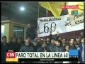 C5N - TRANSPORTE: PARO TOTAL EN LA LINEA 60 DE COLECTIVOS (PARTE 1)