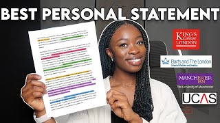 HOW to write the BEST PERSONAL STATEMENT | Mine got 5/5 OFFERS