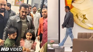 Megastar Salman Khan Spotted At Delhi Airport To Return To Mumbai | Sikandar...