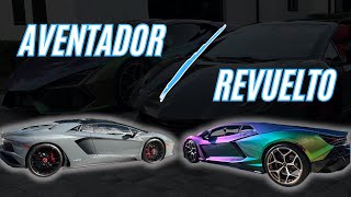 AVENTADOR vs. REVUELTO? (plus a big change in my garage...)