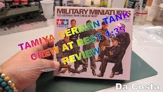 TAMIYA GERMAN TANK CREW AT REST 1:35 - A Quick Kit Review By Da Costa