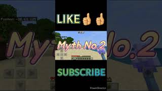 3 Myths About Minecraft #shorts #youtubeshorts #minecraftshorts