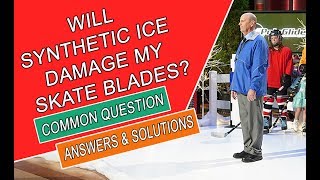 Synthetic Ice - Will Synthetic Ice Damage My Skate Blades? - Polyglide Ice