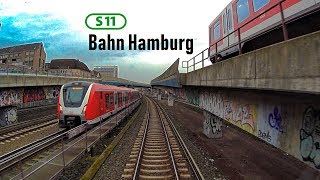 Führerstandsmitfahrt BR474 S-Bahn Hamburg S11 Altona - Poppenbüttel [03/2019]