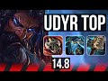 UDYR vs MORDEKAISER (TOP) | 1700+ games, Legendary, 9/2/2 | EUW Master | 14.8