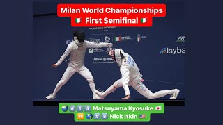 World Championships 2023 SMF - L4 - Matsuyama Kyosuke JPN v Nick Itkin USA