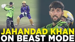 Jahandad Khan on Beast Mode | Lahore Qalandars vs Quetta Gladiators | Match 4 | HBL PSL 9 | M2A1A