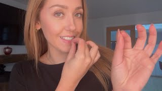 ASMR Hair Clipping/Bobby pins - Hand Sounds, Movements Propless Roleplay