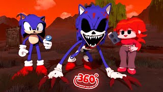 Faker and exe - FNF 360° VR POV animation Vs Sonic.exe 2.0