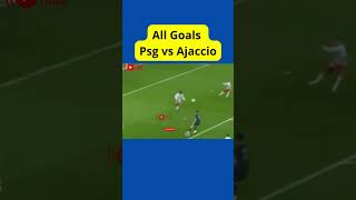 PSG vs Ajaccio 5-0 All Goals & Highlights 2023 #messi #hakimi #mbappe #football #psg #ajaccio #حكيمي
