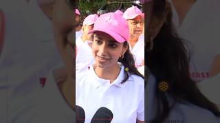 Meenakshi Chaudhary at Basavatarakam cancer hospital Awareness Walk On Breast Cancer