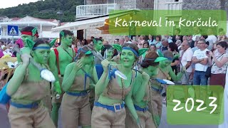 Half new year karneval in Korčula