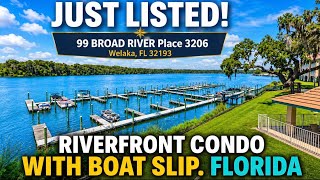 Breathtaking waterfront condo offering panoramic views of the St. Johns River!