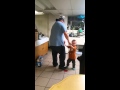 Jr dances with daddy