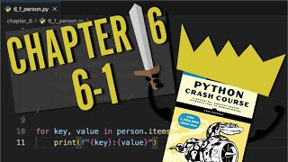 Python Crash Course: Chapter 6 | Try It Yourself 6-1 | Beginner Python Problem Walkthrough!