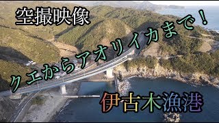 【空撮映像】和歌山県町白浜町　伊古木漁港（いこぎ）　アオリイカ、コロダイ、タマミ（ハマフエフキ）などの実績が高い釣り場です。南紀地方はアオリイカ釣りの聖地。