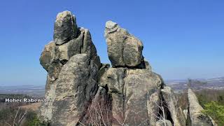 Oberwegsteine und Rabensteine im Lausitzer Gebirge /Horní Skaly/Vraní skály/Luzicke hory/Tschechien