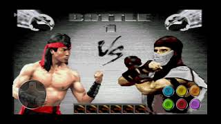 Ultimate  Mortal  Kombat  Trilogy, Liu Kang  vs  Smoke [fatality]🤒🤡👺