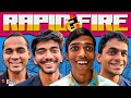 FUNNIEST RAPID FIRE ft. Pragg, Gukesh, Arjun, Nihal