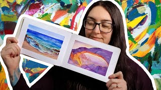 My Color Journey ✶ Tips for using CREATIVE COLORS in your landscape paintings
