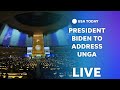 Watch live: President Biden to address the United Nations General Assembly