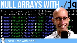 Null arrays with the jq JSON processor