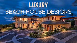 LUXURY BEACH HOUSE DESIGN IDEAS | THESE 10 STUNNING BEACHFRONT HOMES ARE THE FUTURE OF LUXURY LIVING