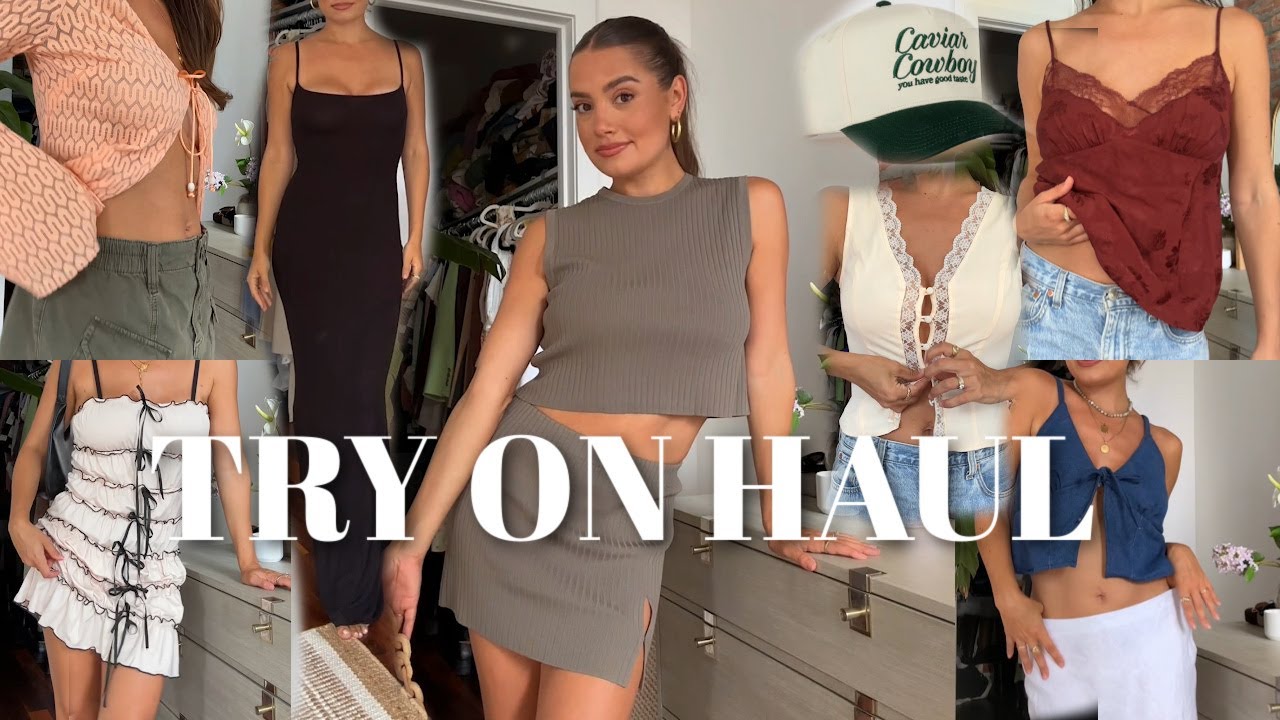 Try On Clothing Haul Youtube