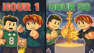 50 HOUR RACE in Roblox Fisch (Loser Deletes Account)